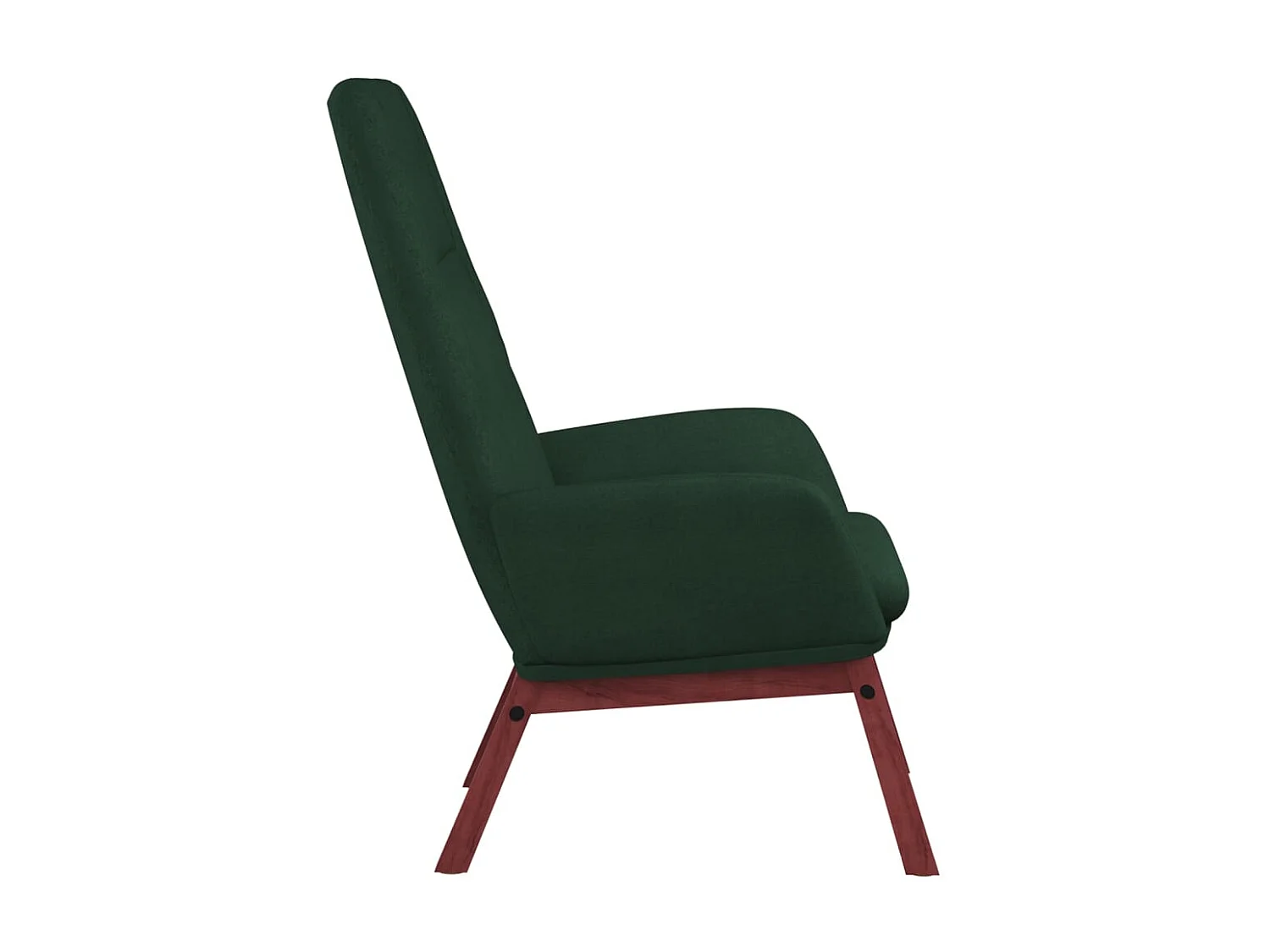 Sillón de relax | Silla de relax de tela verde oscuro SHL5331