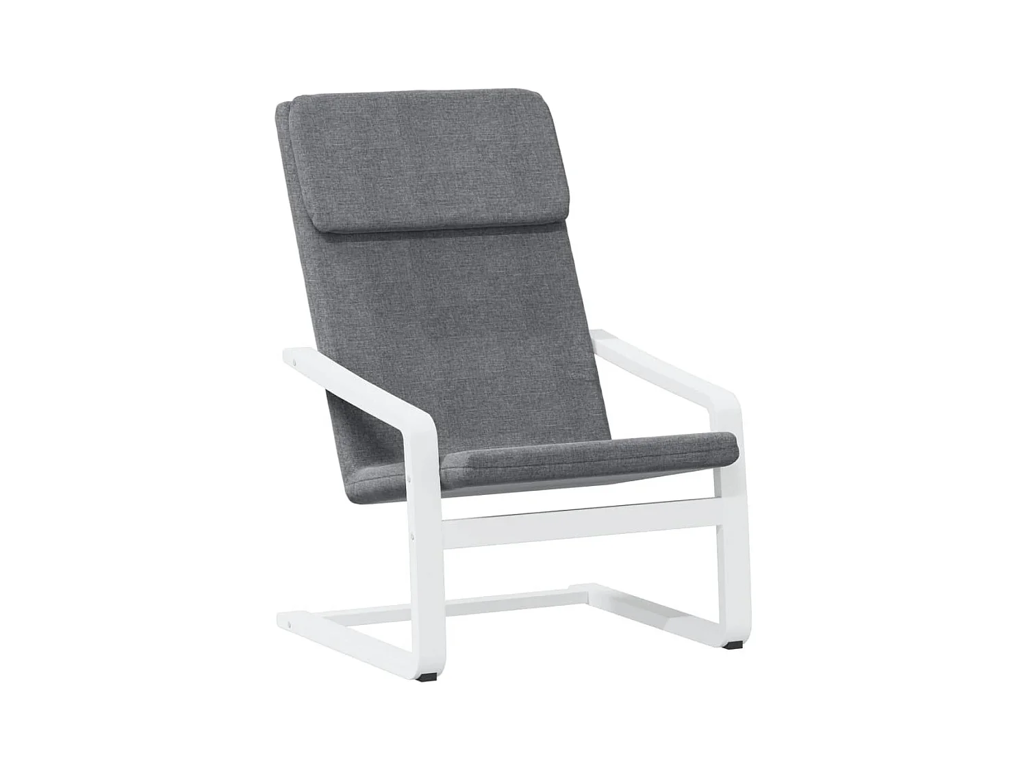 Chaise de relaxation-Fauteuil de Salon Gris foncé Tissu SHL1240