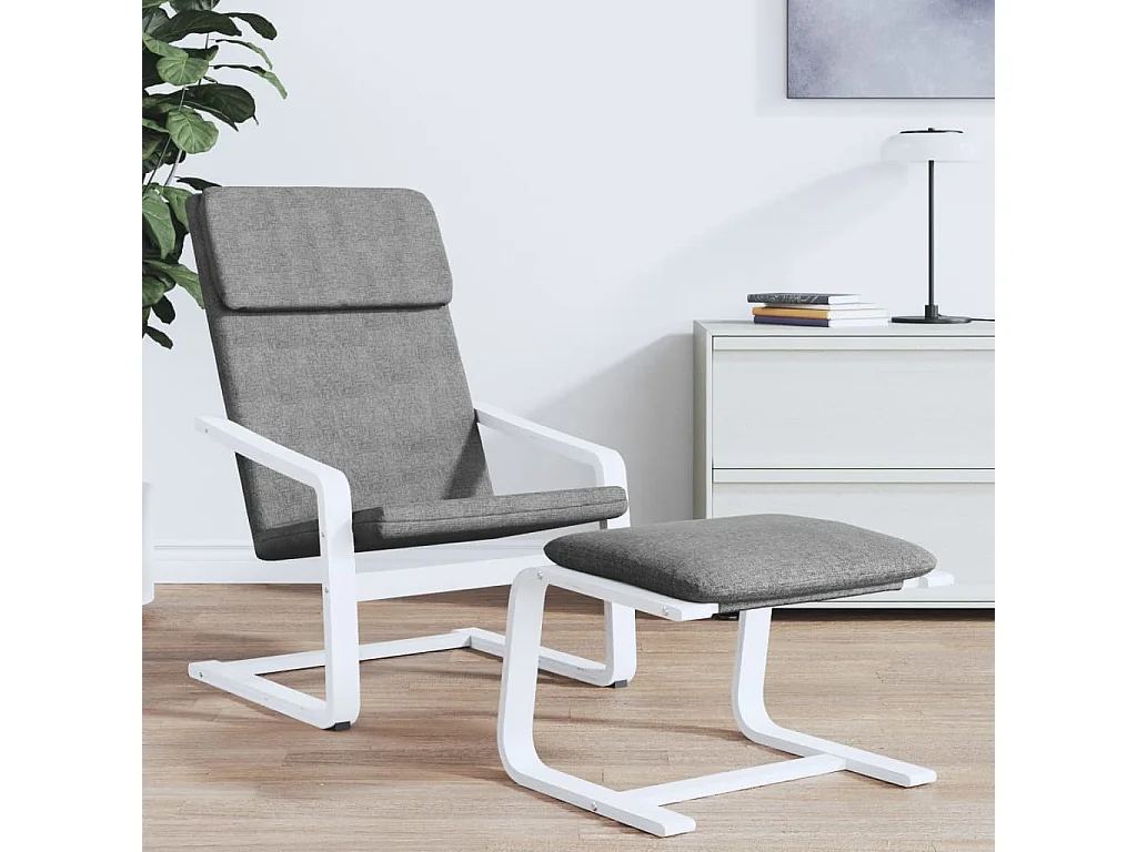 Relaxsessel | Lounge Sessel Dunkelgrau Stoff SHL2129