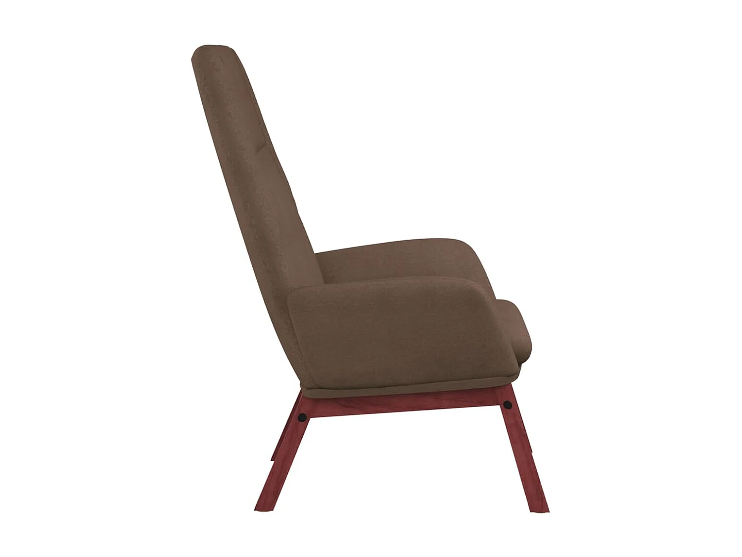 Chaise de relaxation-Fauteuil de Salon Taupe Tissu SHL4714