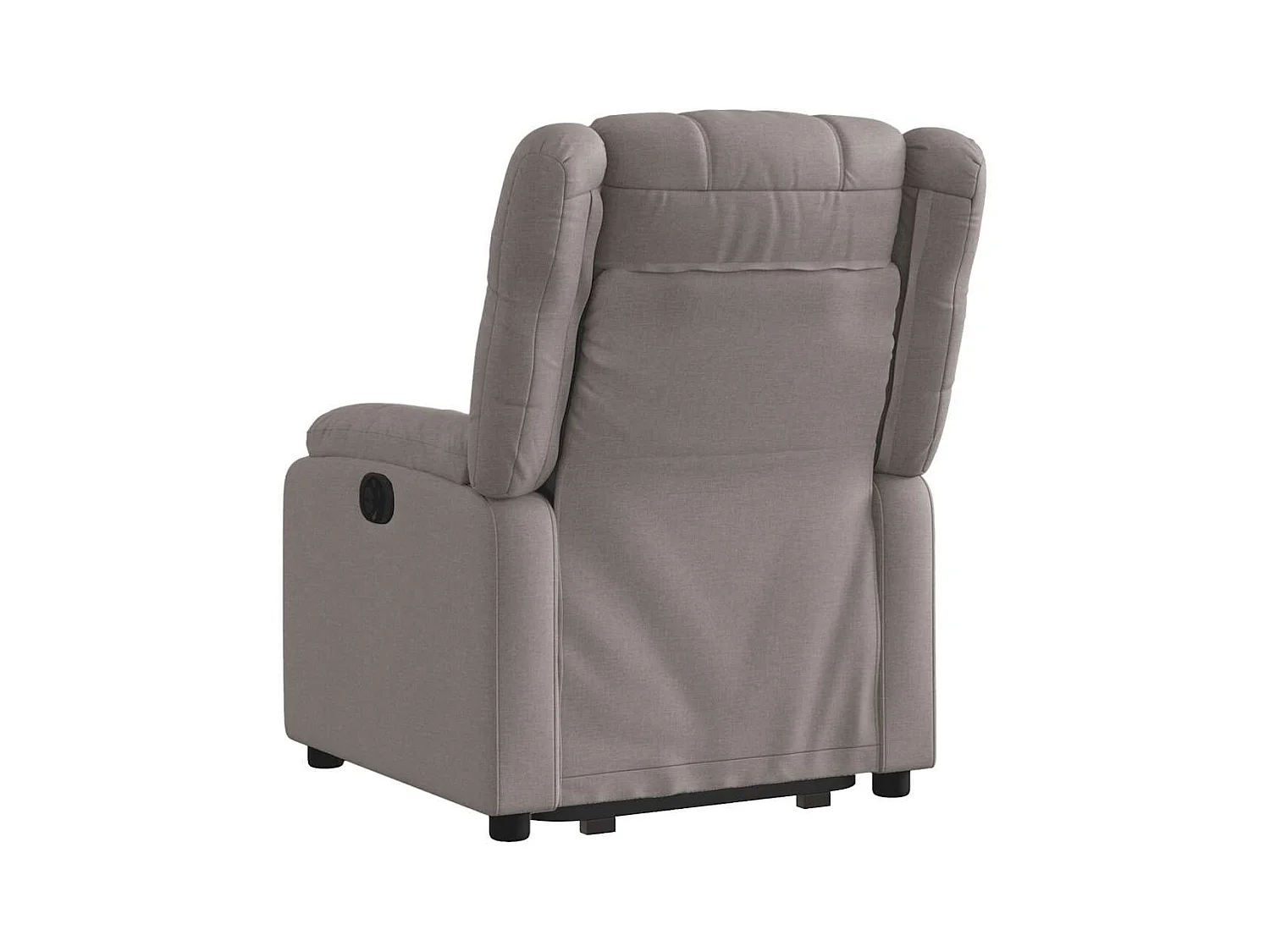 Silla de relax | Sillón eléctrico reclinable elevable de tela gris taupe SHL7145