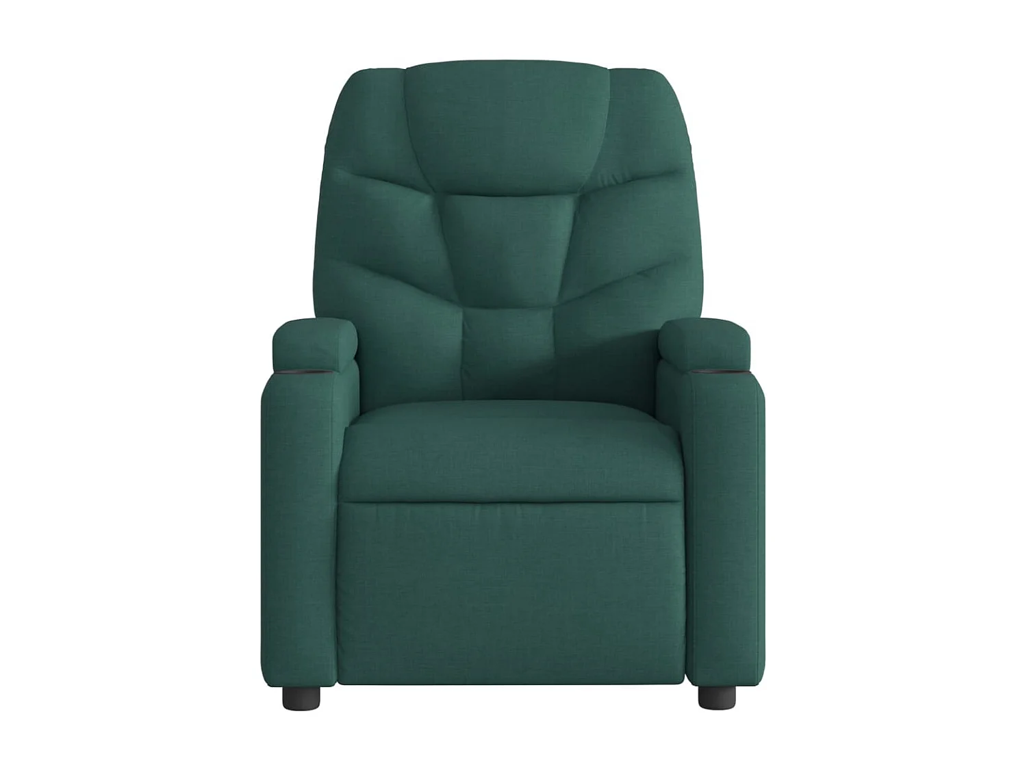 Fauteuil inclinable-Chaise de relax-Fauteuil de Massage vert foncé tissu SHL3558