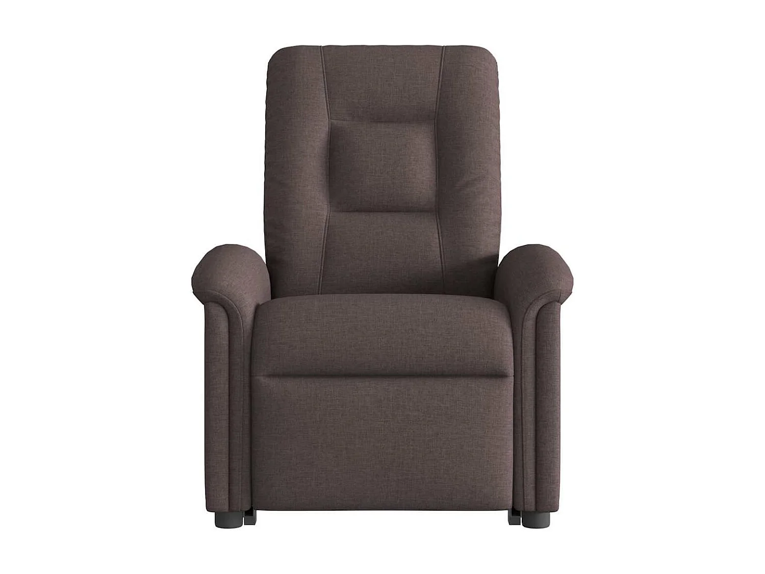 Fauteuil inclinable-Chaise de relax-Fauteuil TV marron foncé tissu SHL1351