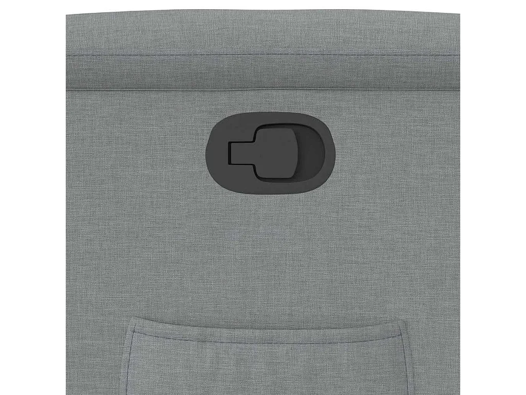 Sillón de relax | Sillón reclinable de tela gris claro SHL9846