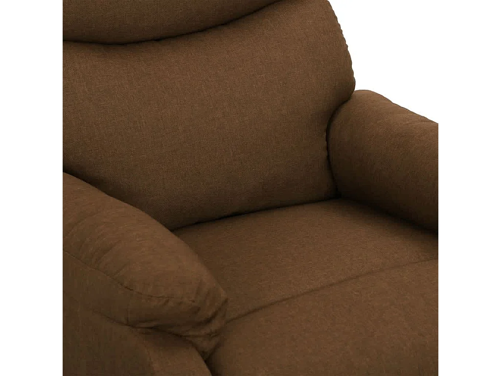 Silla de relax | Sillón elevable tela marrón SHL2131