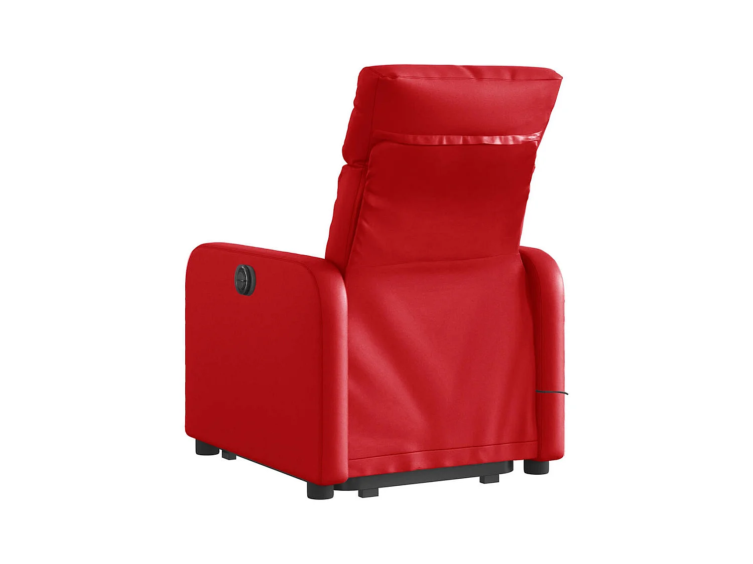 Sillón de salón | Silla | Sillón de majaje elevable eléctrico cuero artificial rojo SHL4553