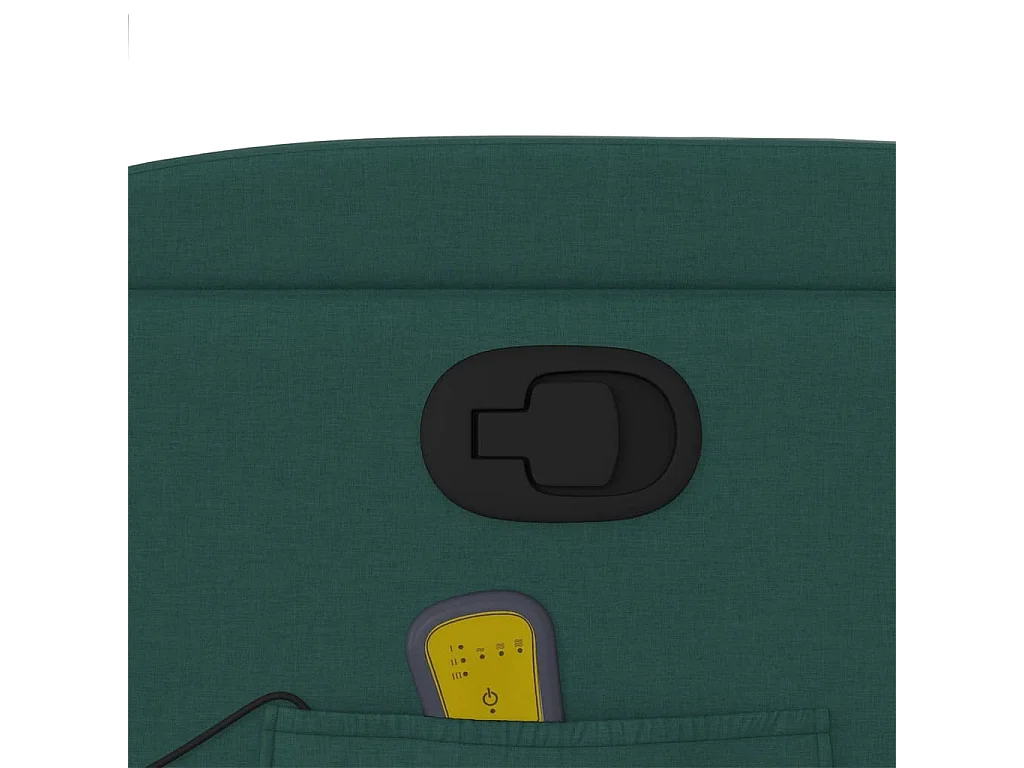 Massage-Relaxsessel | Lounge Sessel indoor dunkelgrüner Stoff SHL73119