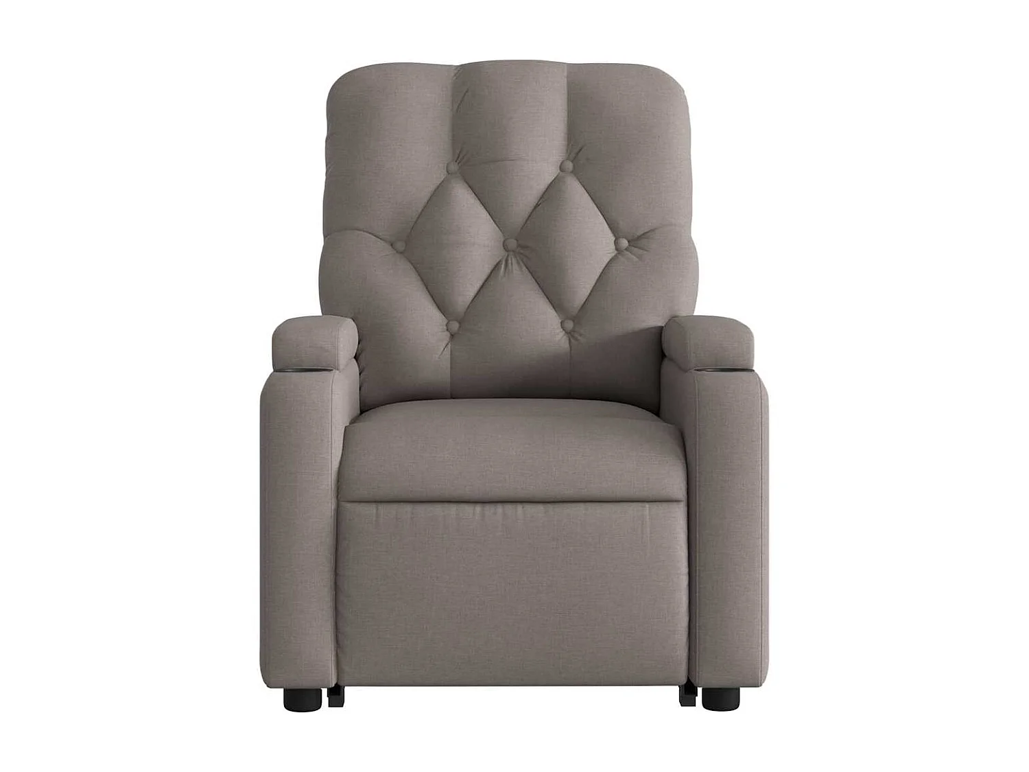 Relaxsessel mit Aufstehhilfe Elektrisch | Lounge Sessel indoor Taupe Stoff SHL52075