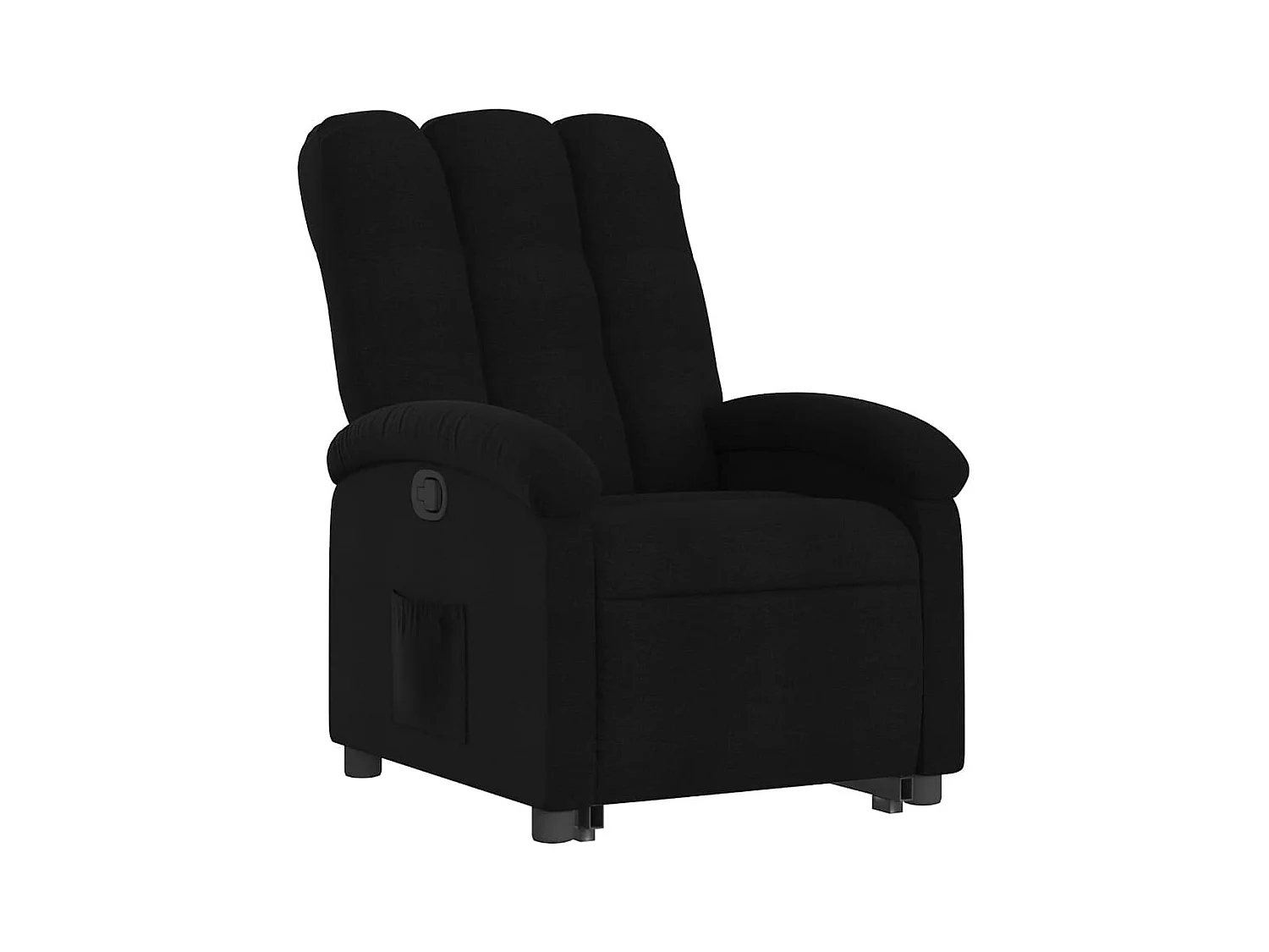 Sillón de relax | Silla | Sillón reclinable elevable tela negro SHL2469