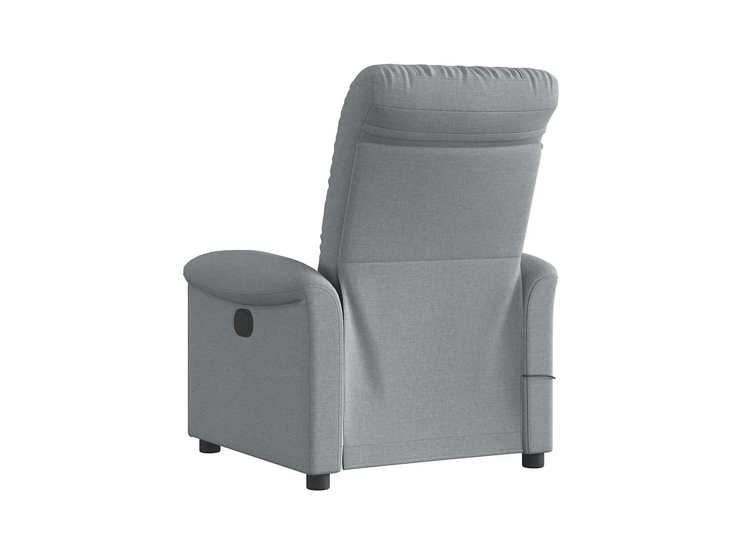 Fauteuil inclinable-Chaise de relax-Fauteuil de Massage Gris clair Tissu SHL4929