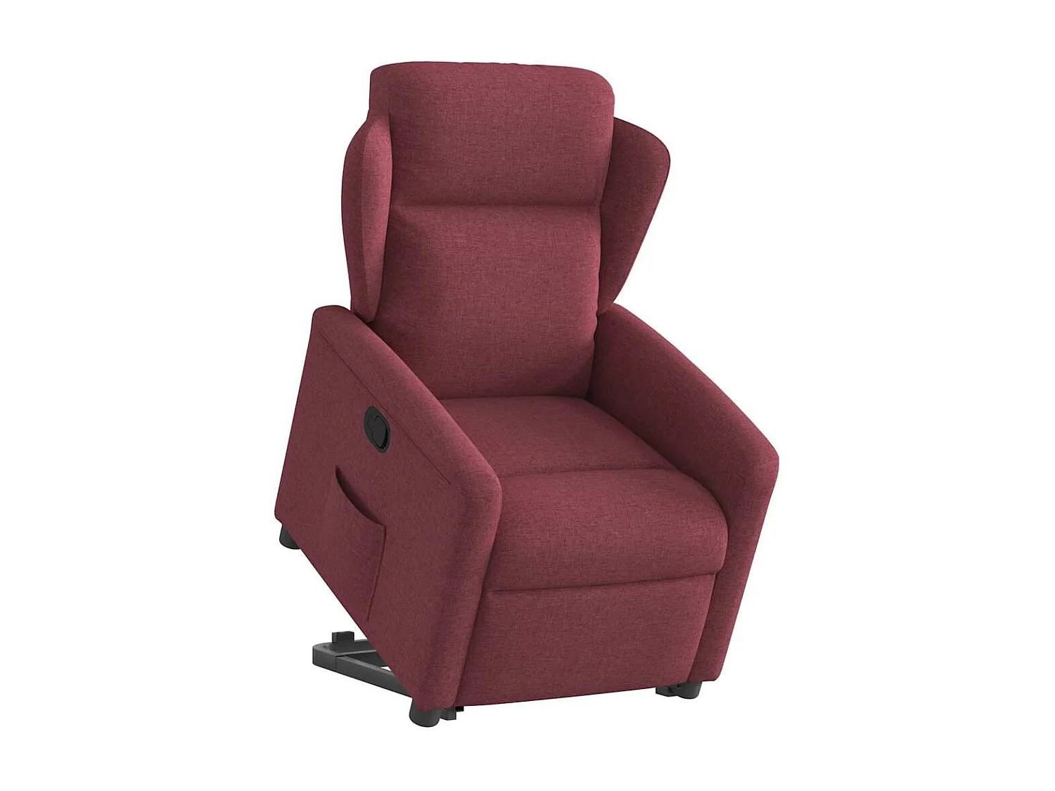 Fauteuil inclinable-Chaise de relax-Fauteuil TV rouge bordeaux tissu SHL2768