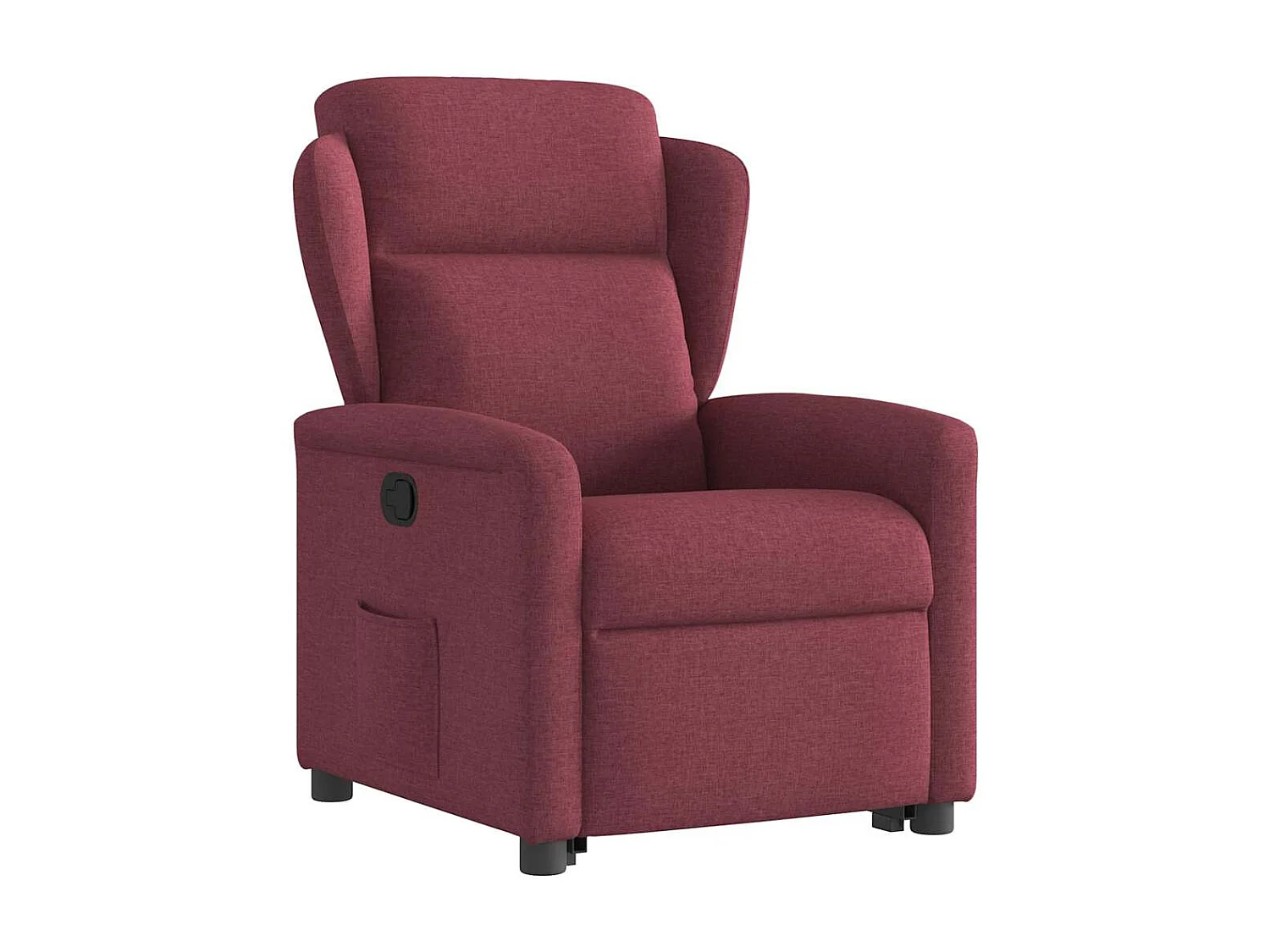 Fauteuil inclinable-Chaise de relax-Fauteuil TV rouge bordeaux tissu SHL2768