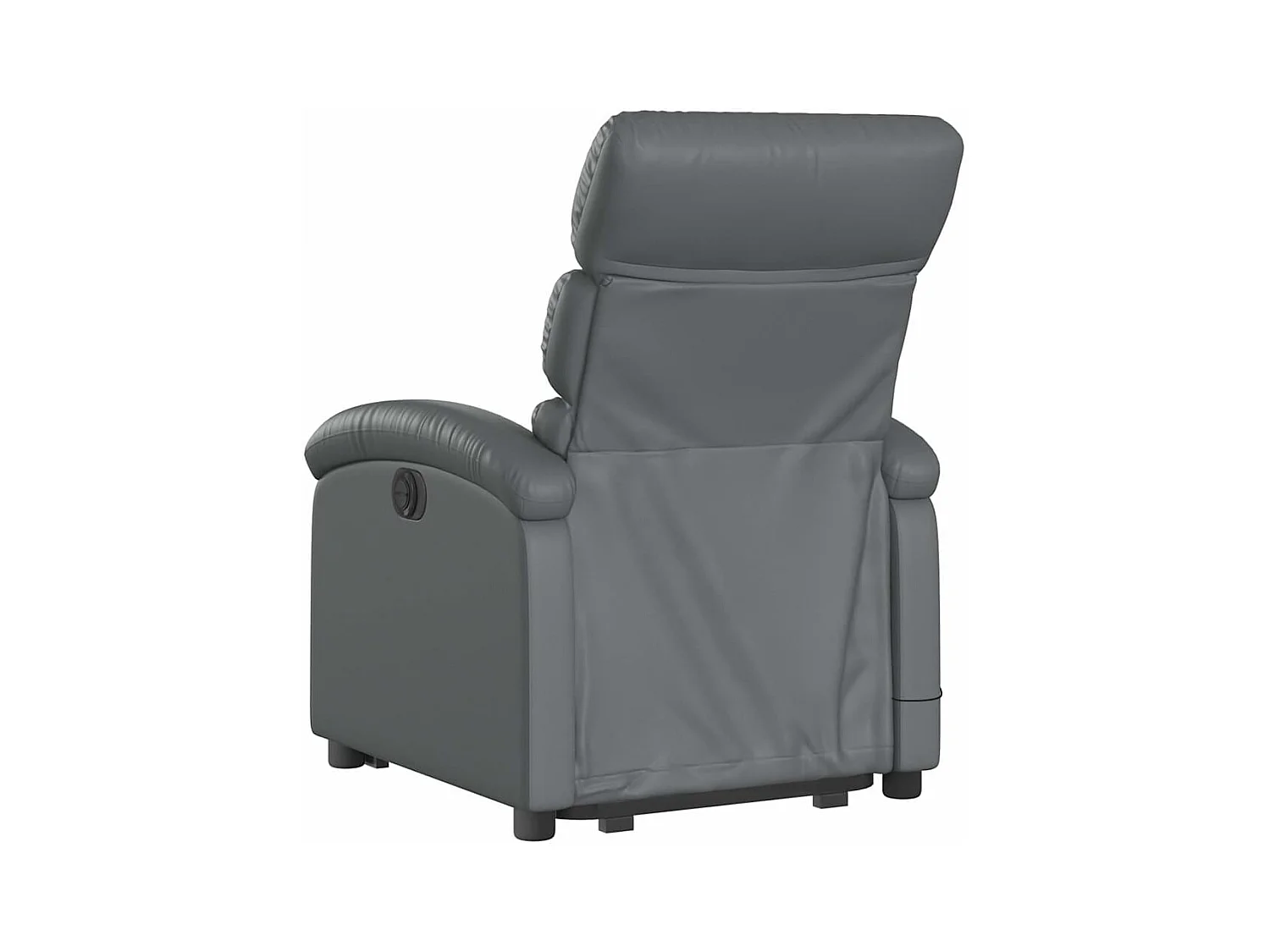 Sillón de salón | Silla | Sillón de masaje elevable eléctrico cuero sintético gris SHL7807