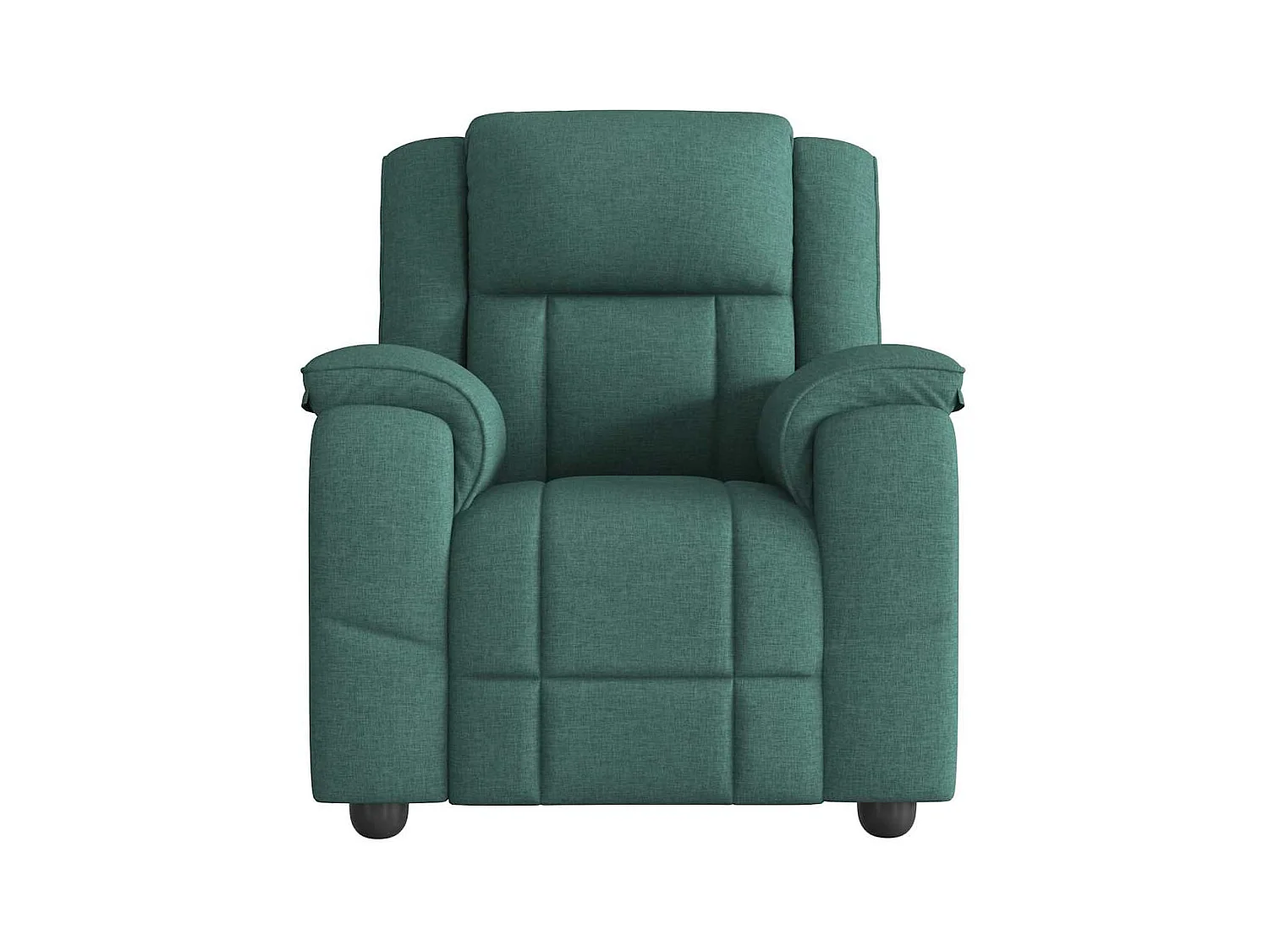 Fauteuil inclinable-Chaise de relax-Fauteuil de Massage Vert foncé Tissu SHL1204