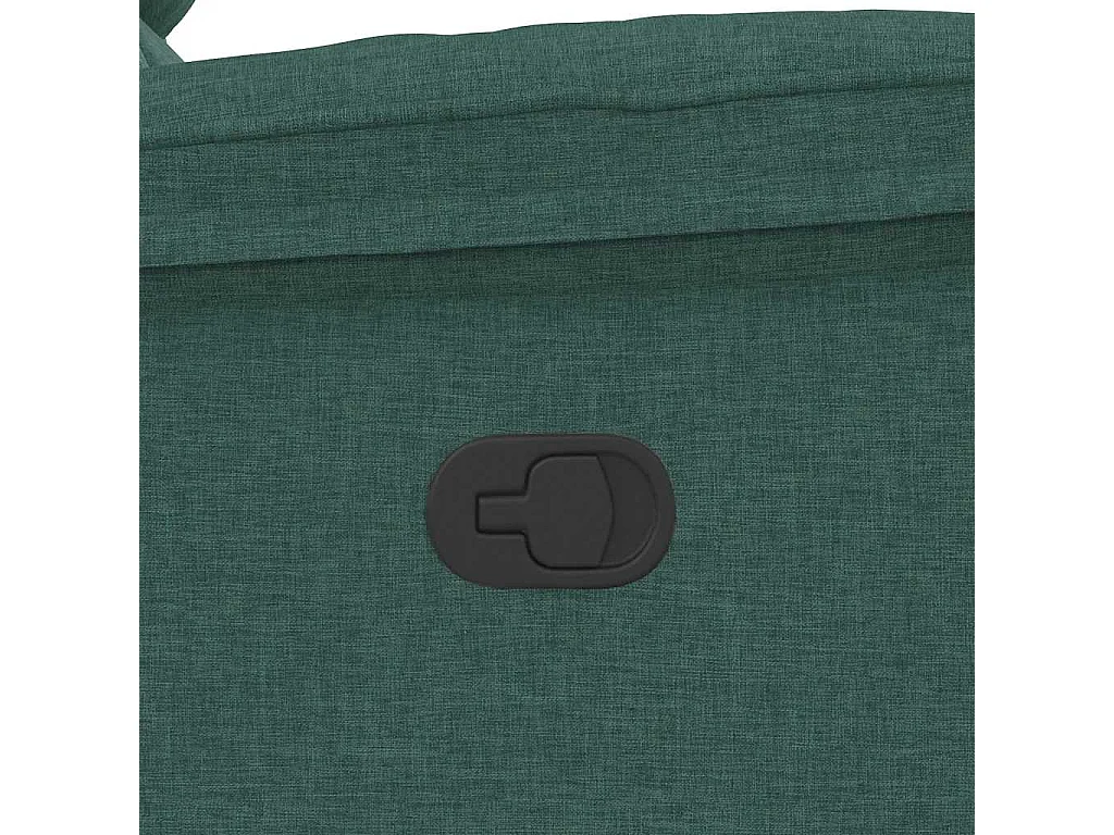 Fauteuil inclinable-Chaise de relax-Fauteuil de Massage Vert foncé Tissu SHL1204