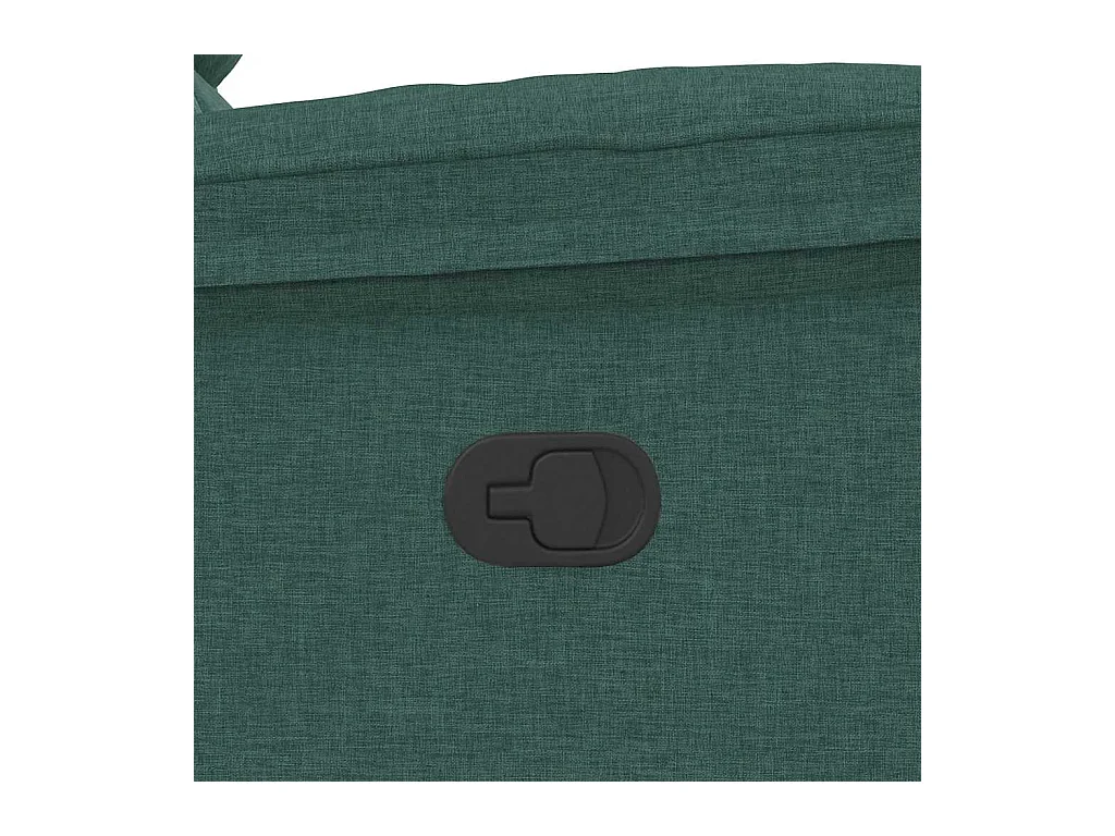 Sillón de salón | Silla | Sillón de masaje reclinable de tela verde oscuro SHL6667