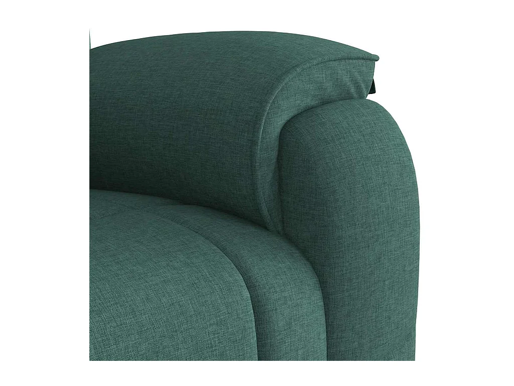 Sillón de salón | Silla | Sillón de masaje reclinable de tela verde oscuro SHL6667