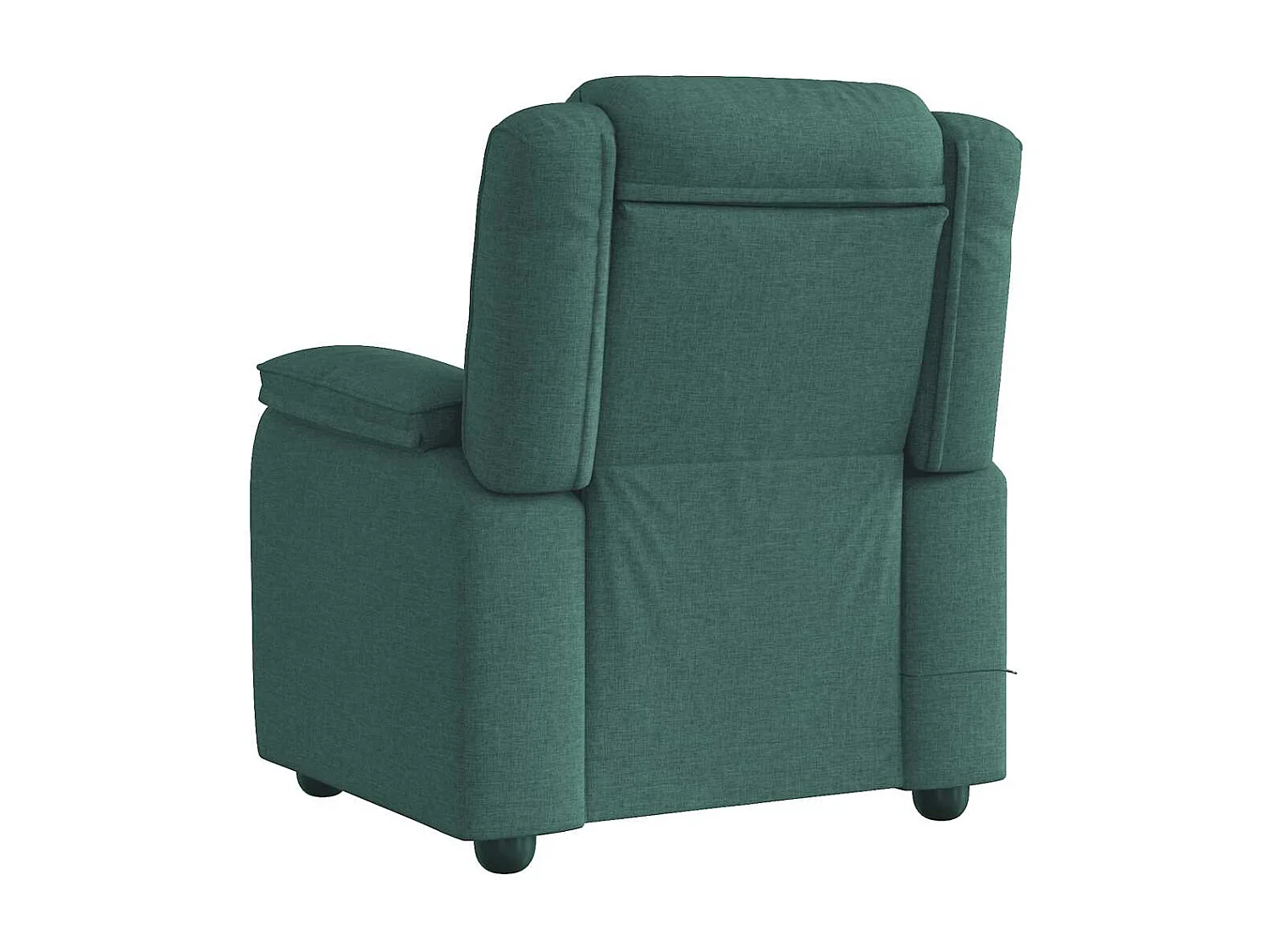 Fauteuil inclinable-Chaise de relax-Fauteuil de Massage Vert foncé Tissu SHL1204