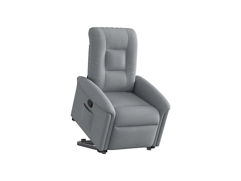 Sillón de relax | Silla | Sillón reclinable elevable de tela gris claro SHL8161