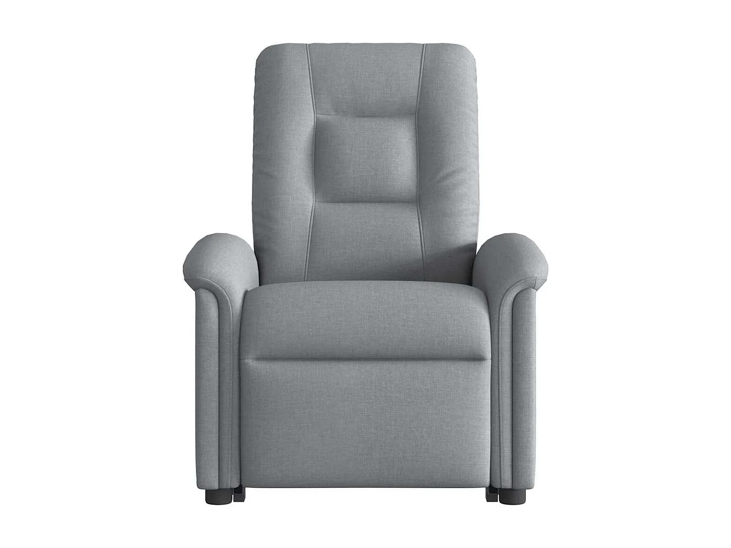 Fauteuil inclinable-Chaise de relax-Fauteuil TV Gris clair Tissu SHL2542
