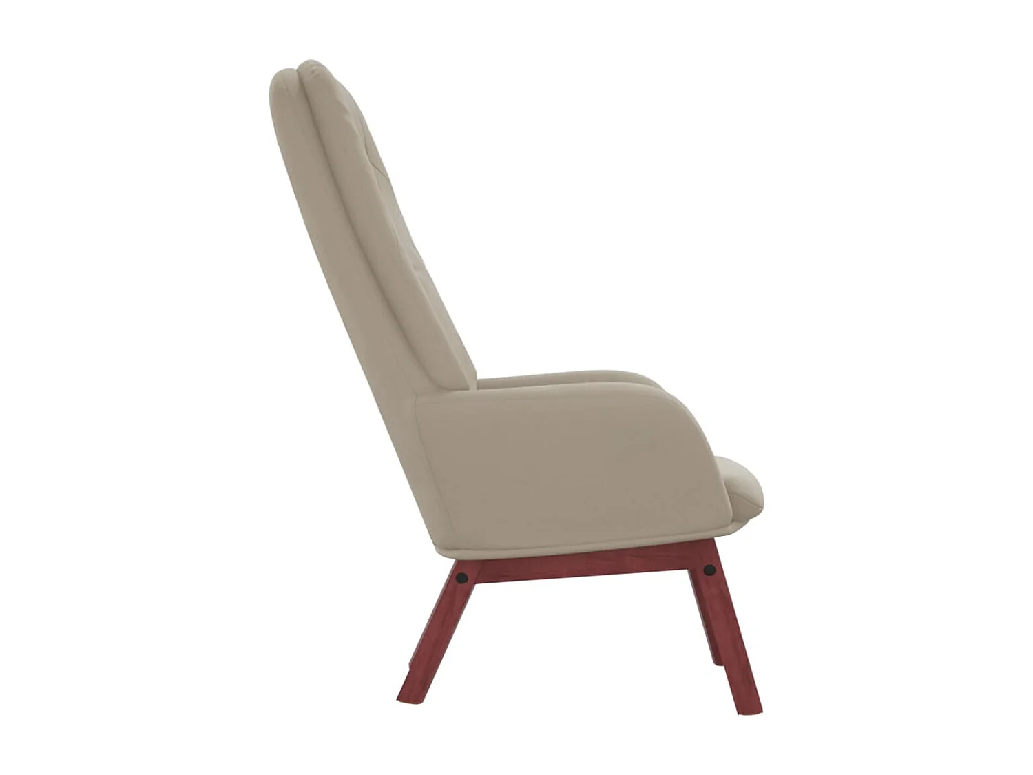 Chaise de relaxation-Fauteuil de Salon Gris clair Velours SHL1323