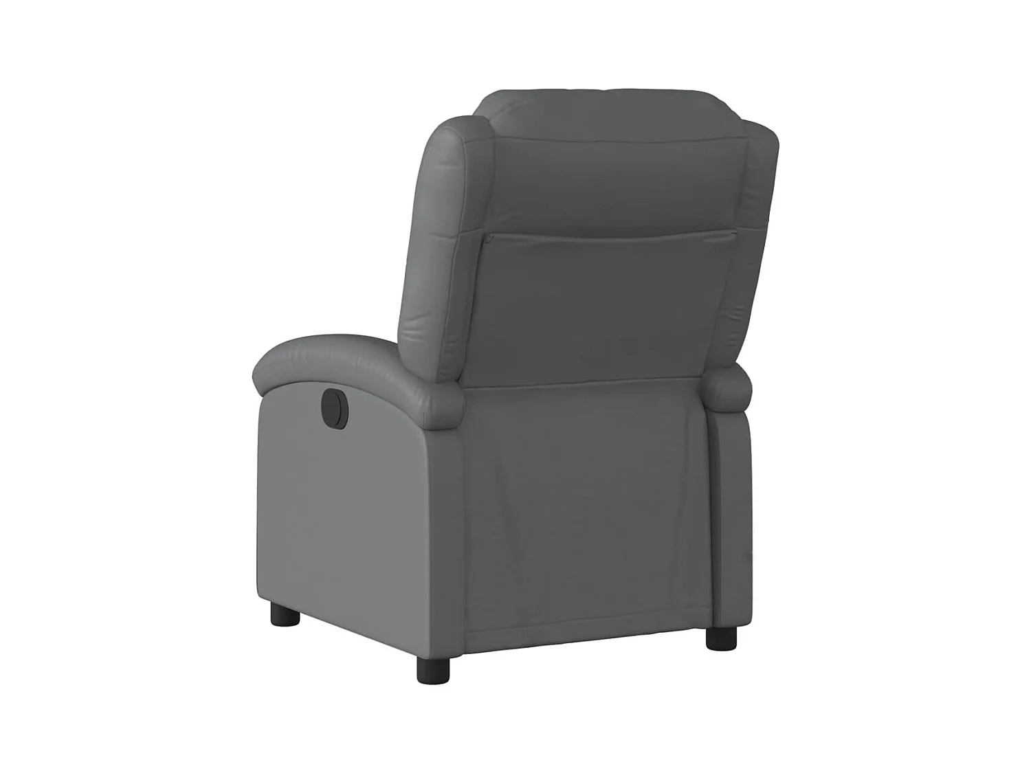 Fauteuil inclinable électrique-Fauteuil de massage pour Salon gris similicuir SHL1567