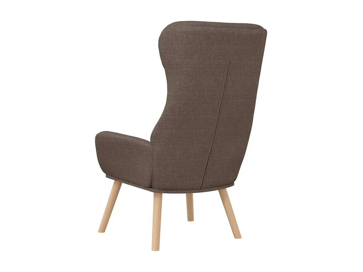 Chaise de relaxation-Fauteuil de Salon Taupe Tissu SHL1012