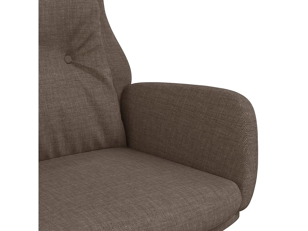 Chaise de relaxation-Fauteuil de Salon Taupe Tissu SHL1012