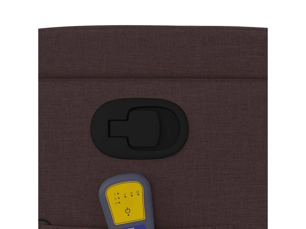 Sillón de salón | Silla | Sillón de masaje reclinable de tela marrón oscuro SHL6251