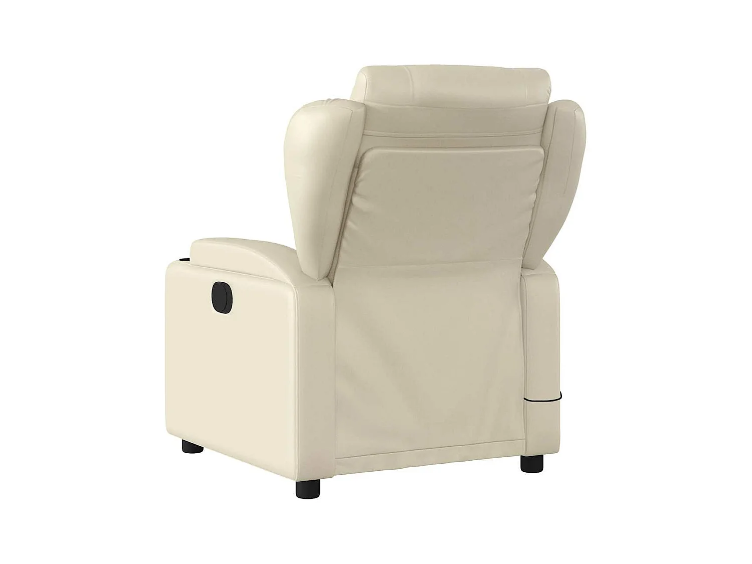 Fauteuil inclinable-Chaise de relax-Fauteuil de Massage crème similicuir SHL1153