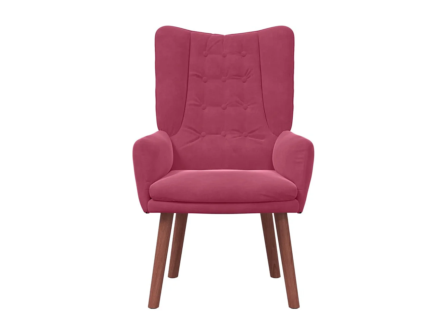 Relaxsessel | Lounge Sessel für Wohnzimmer Weinrot 63x67x94 cm Samt SHL95560