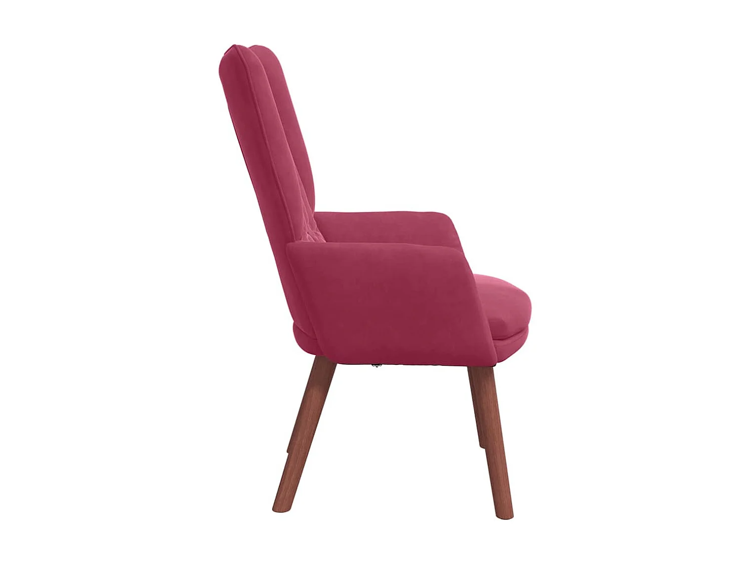 Relaxsessel | Lounge Sessel für Wohnzimmer Weinrot 63x67x94 cm Samt SHL95560