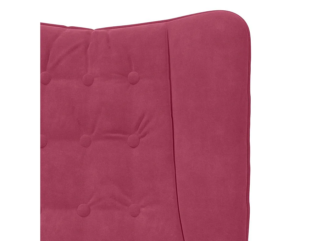 Relaxsessel | Lounge Sessel für Wohnzimmer Weinrot 63x67x94 cm Samt SHL95560