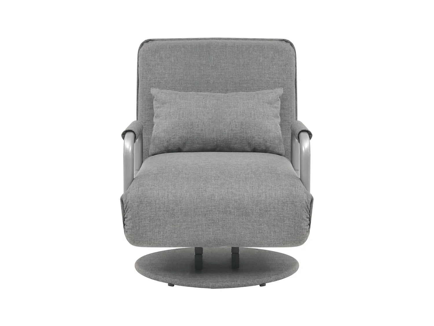 Silla giratoria y sofá cama tela gris claro SHL5642