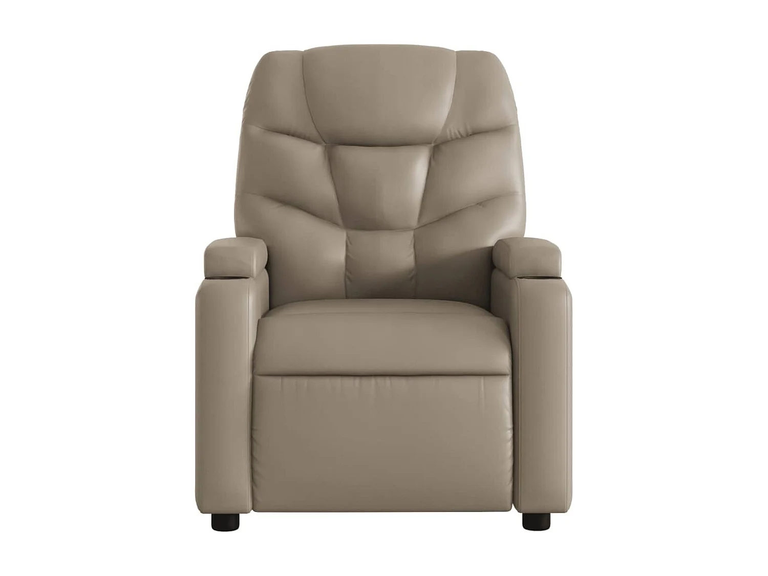Relaxsessel | Lounge Sessel für Wohnzimmer Cappuccino-Braun Kunstleder SHL97453