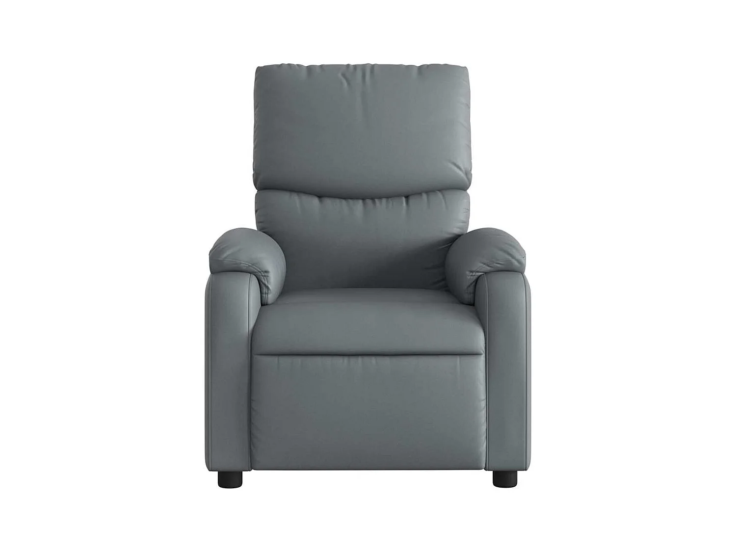 Sillón de salón | Silla | Sillón de masaje reclinable cuero sintético gris SHL9699