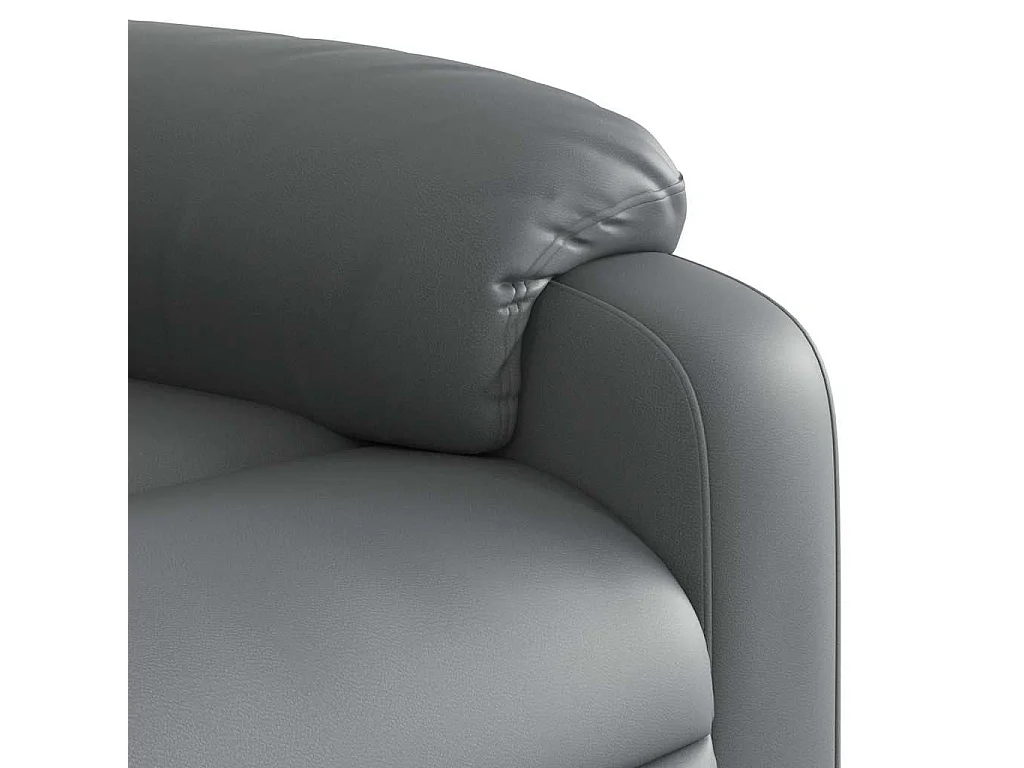 Relaxsessel | Massagesessel Grau Kunstleder SHL83738