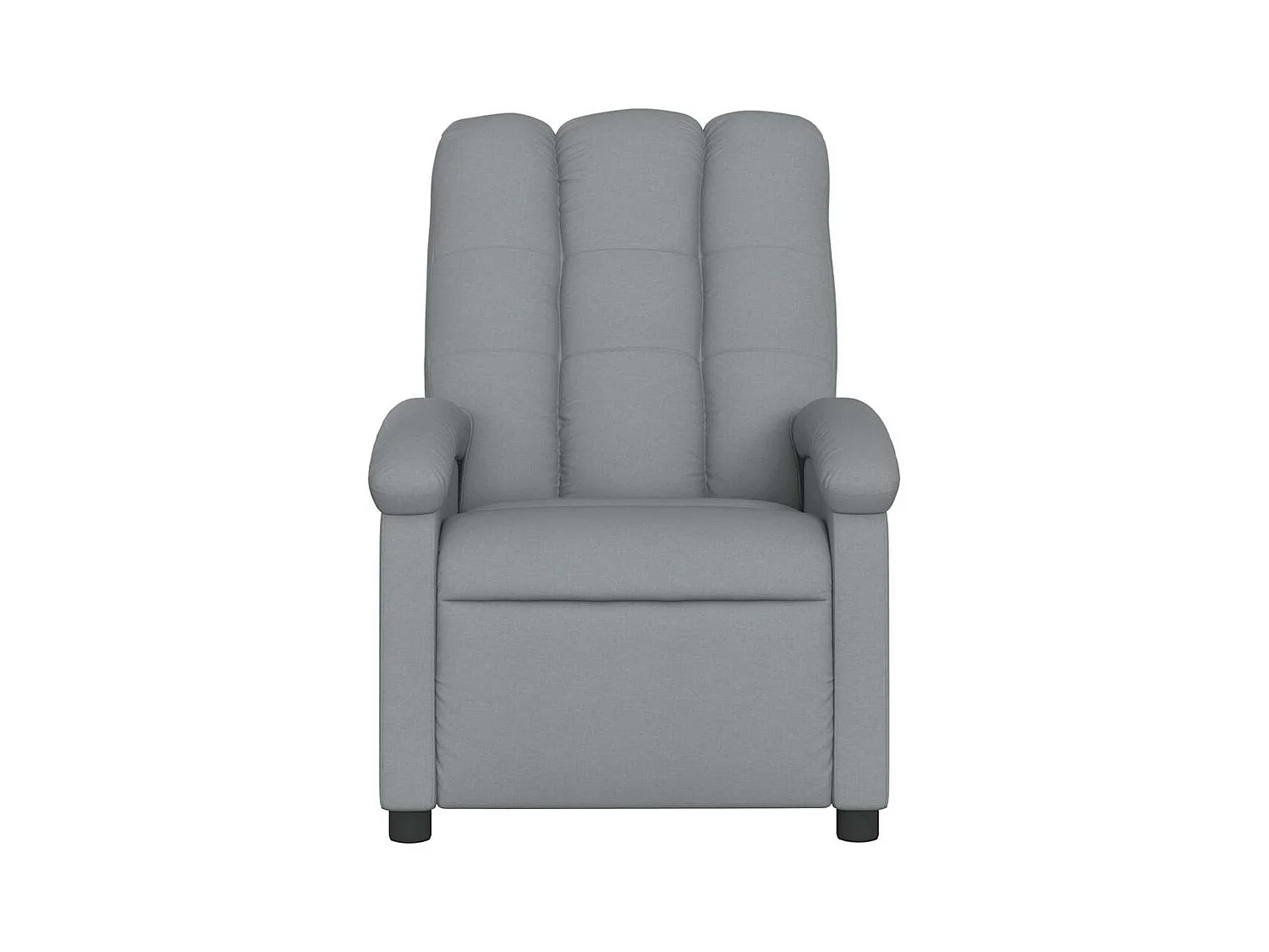 Sillón de relax | Sillón reclinable de masaje de tela gris claro SHL2596