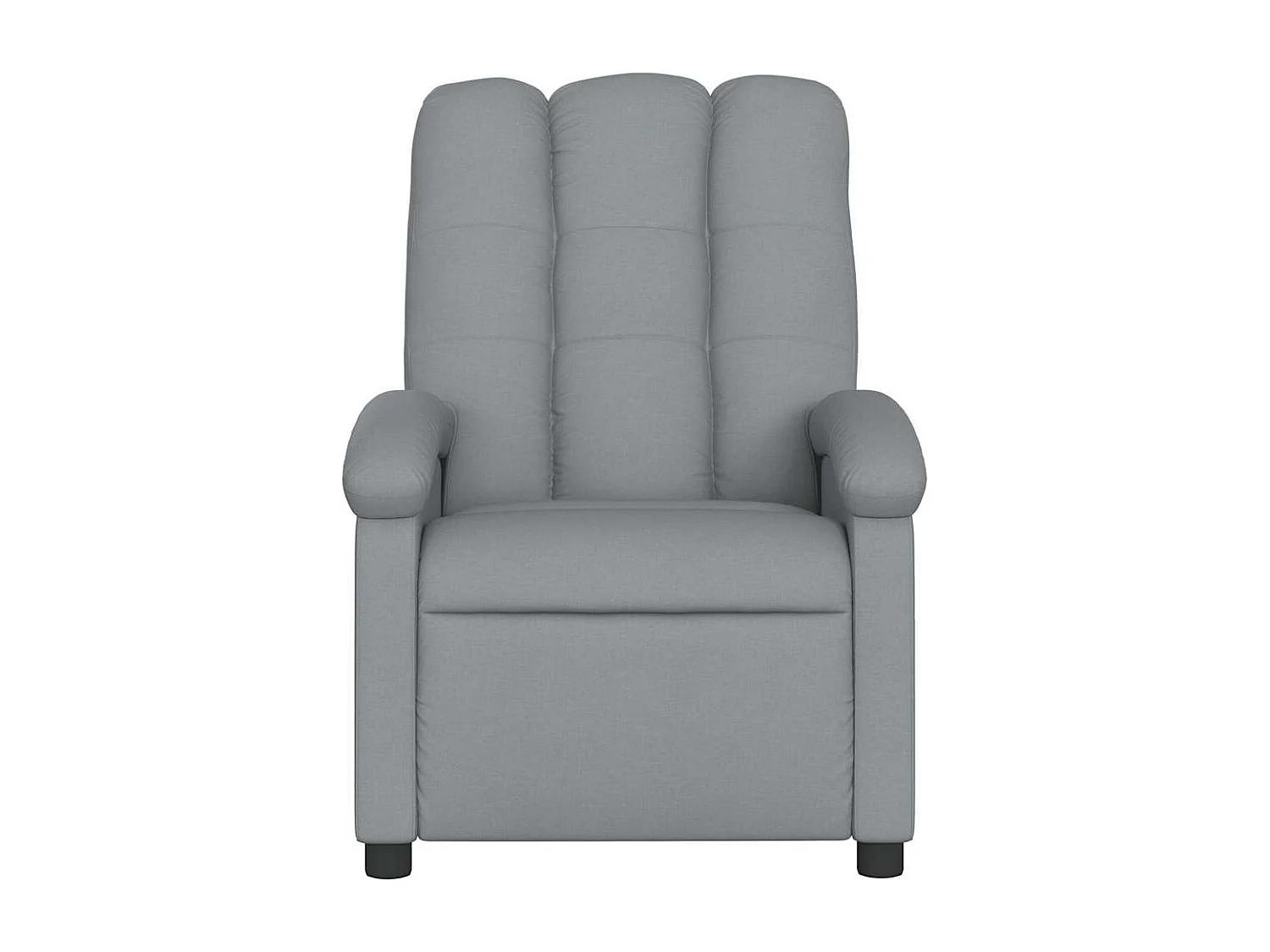 Fauteuil inclinable-Chaise de relax-Fauteuil de Massage Gris clair Tissu SHL1151