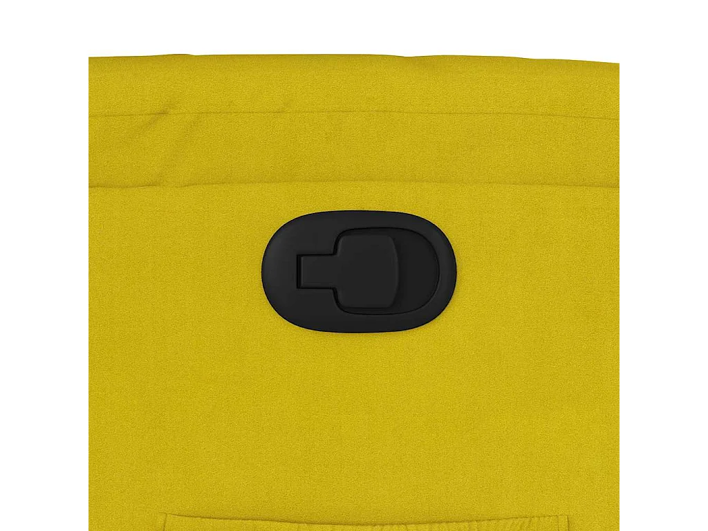 Sillón de relax | Silla | Sillón reclinable terciopelo amarillo SHL9344