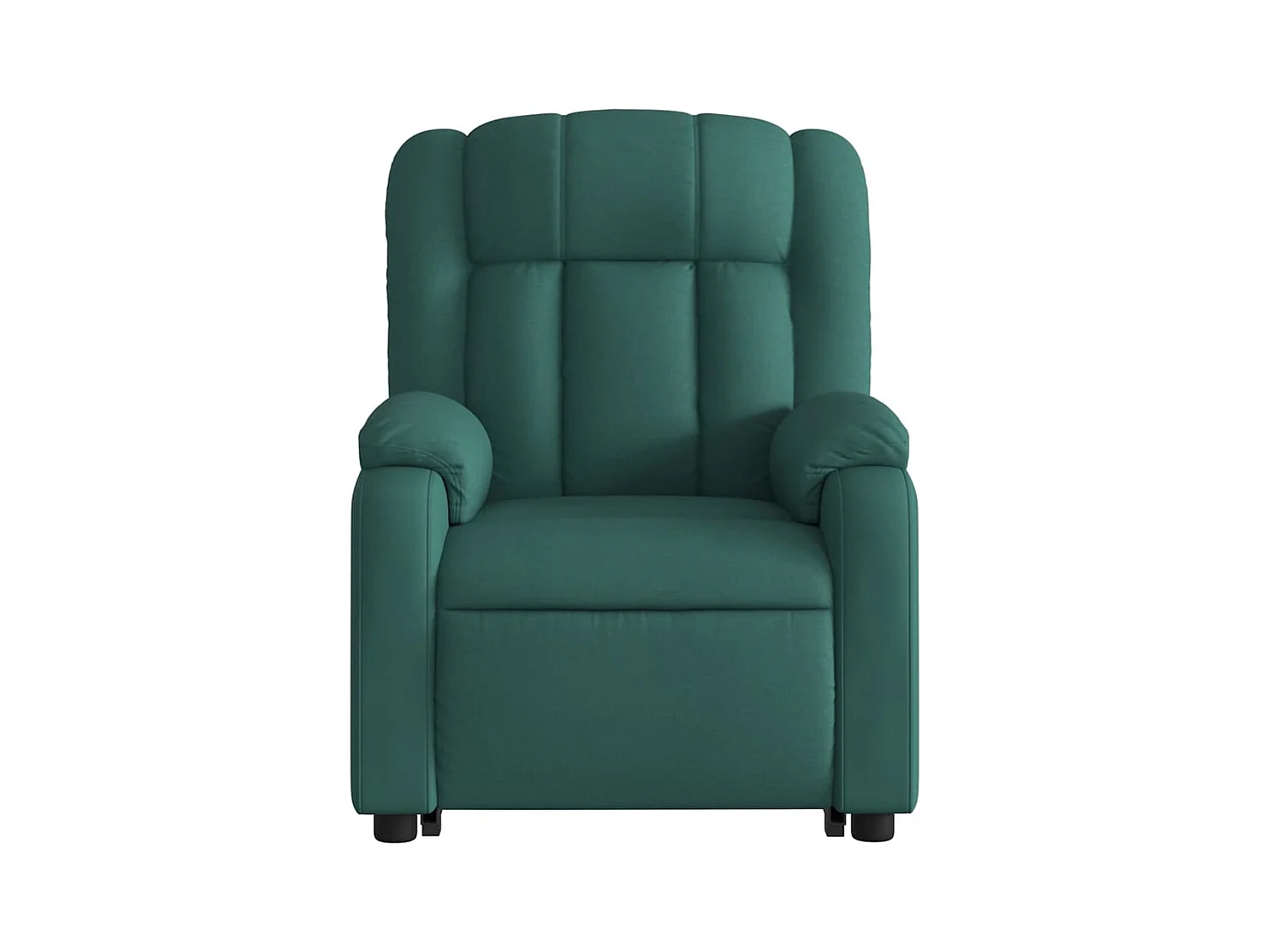 Silla de relax | Sillón eléctrico reclinable elevable de tela verde oscuro SHL6296