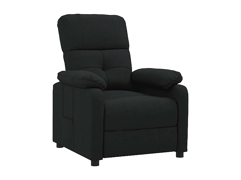 Sillón de relax | Silla | Sillón reclinable de tela negro SHL6177
