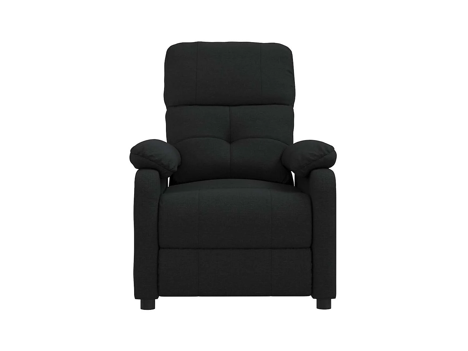 Sillón de relax | Silla | Sillón reclinable de tela negro SHL6177
