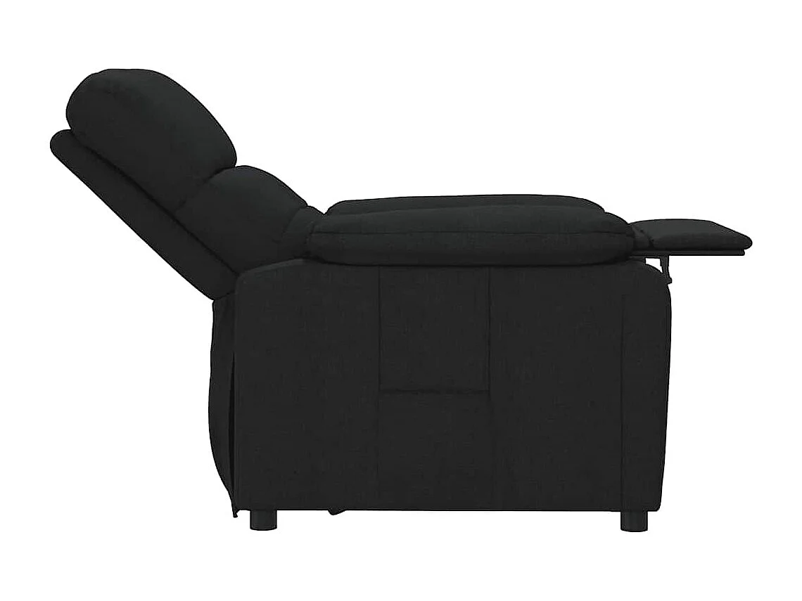 Sillón de relax | Silla | Sillón reclinable de tela negro SHL6177
