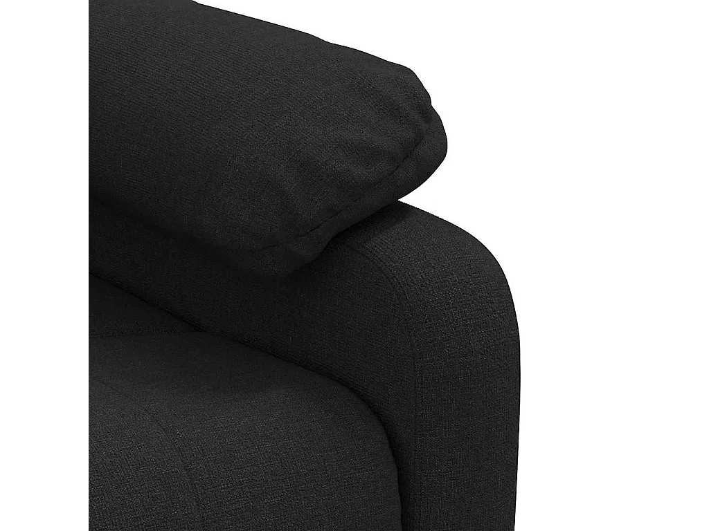 Sillón de relax | Silla | Sillón reclinable de tela negro SHL6177
