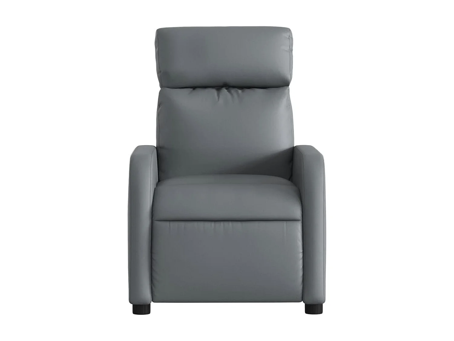 Relaxsessel | Lounge Sessel für Wohnzimmer Grau Kunstleder SHL29801