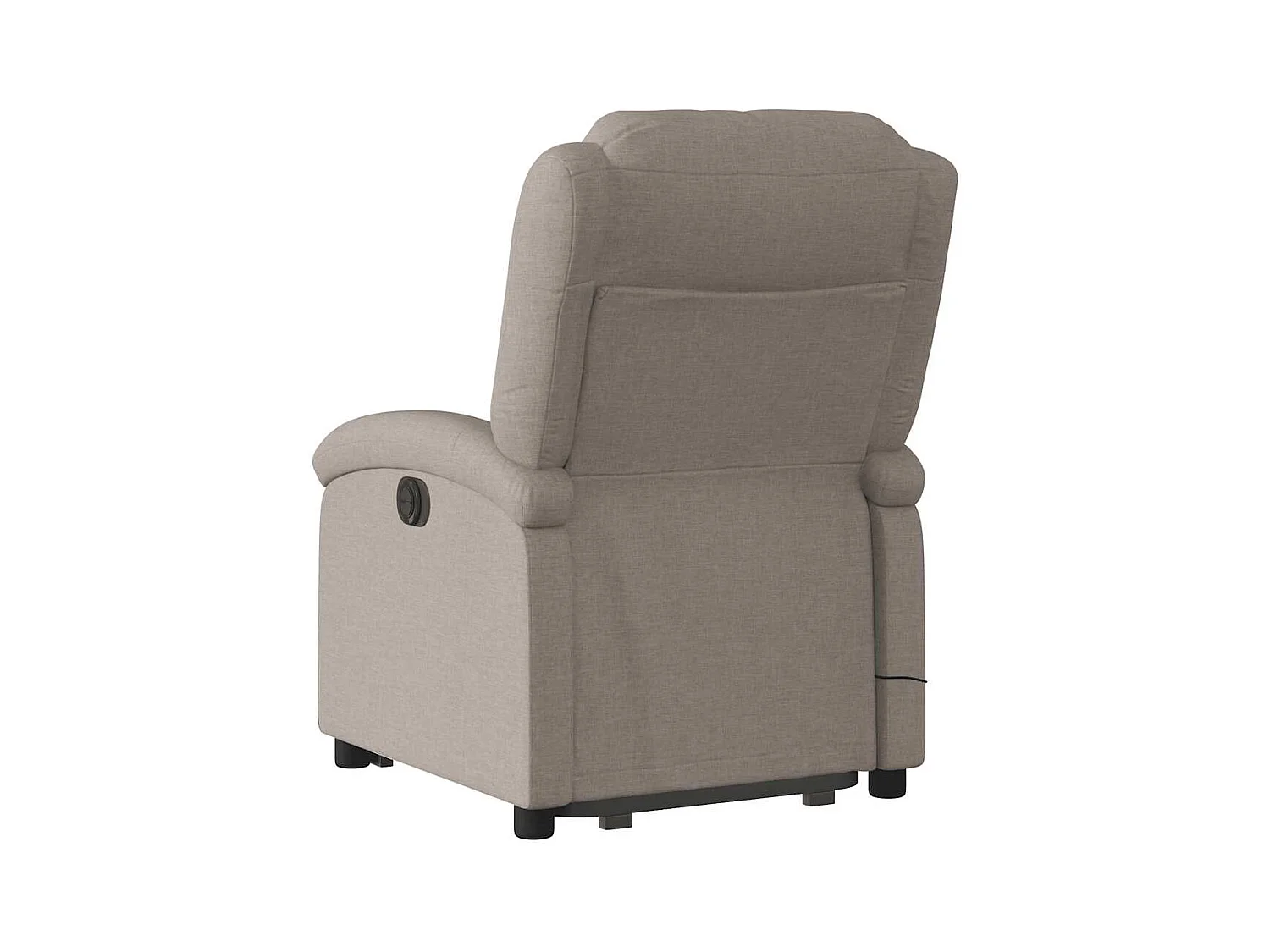 Sillón de relax | Sillón reclinable de masaje elevable tela gris taupé SHL4930