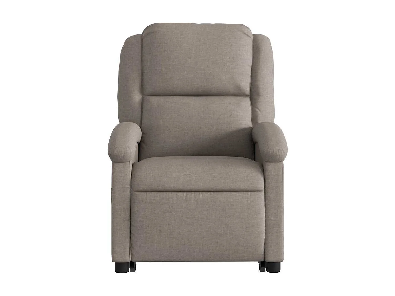 Sillón de relax | Sillón reclinable de masaje elevable tela gris taupé SHL4930