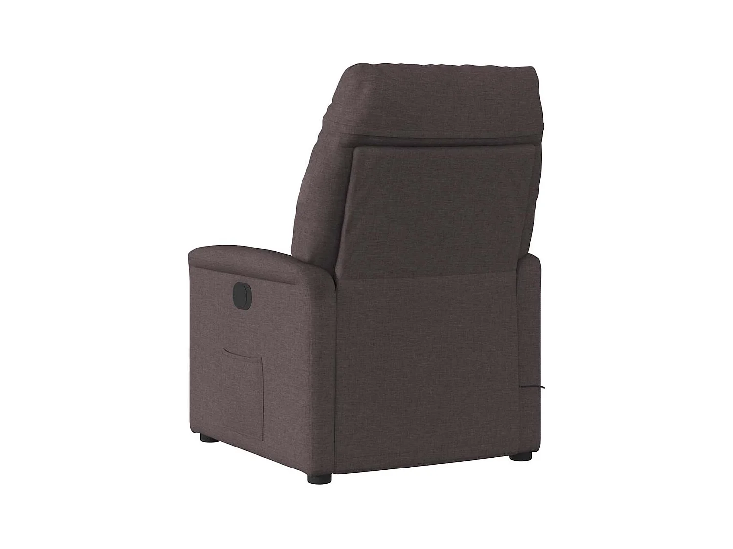 Sillón de relax | Sillón reclinable de masaje eléctrico tela marrón oscuro SHL6226