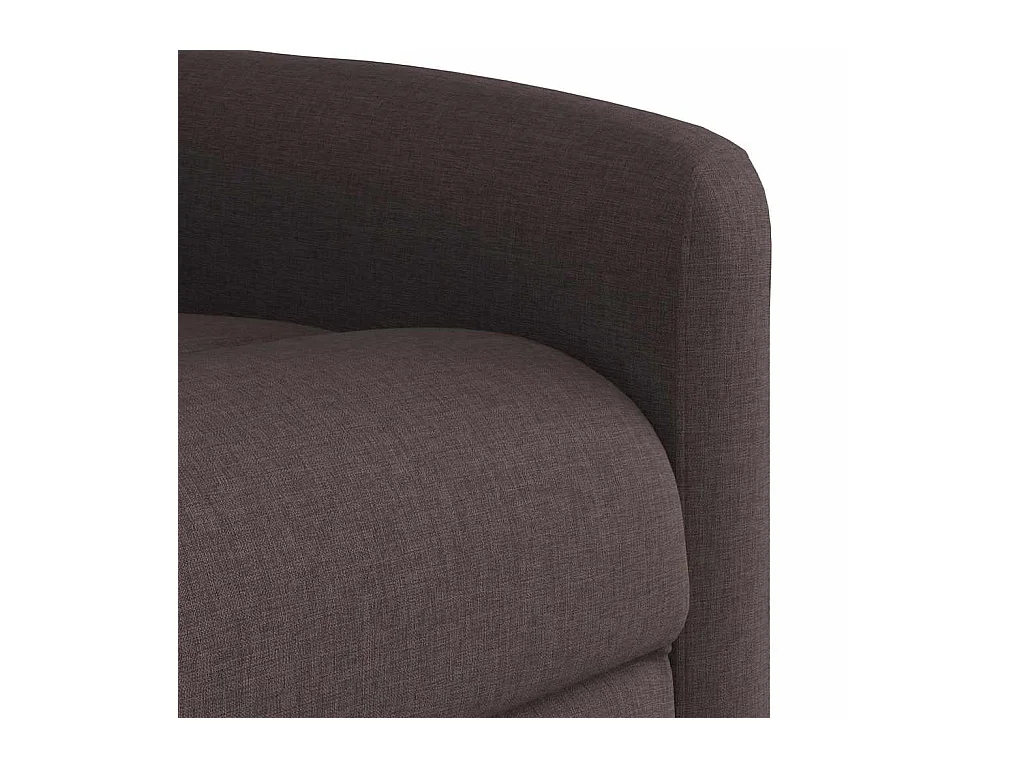 Sillón de relax | Sillón reclinable de masaje eléctrico tela marrón oscuro SHL6226